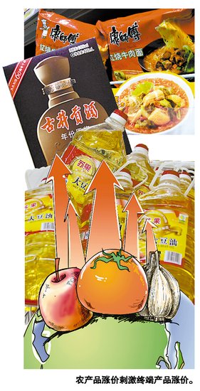 国内食用油白酒方便面齐涨价 恐波及更多产品