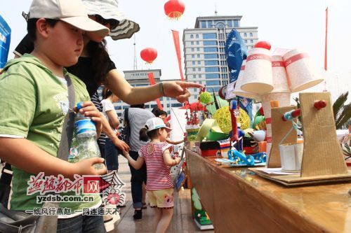 环境日石家庄环保工艺品展展品“拉风”（图）