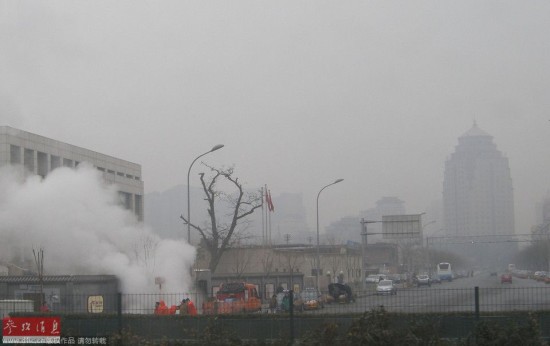 外媒：北京治理雾霾初现效果重污染天数降四成