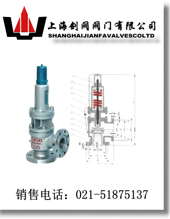 YA40Y带散热器弹簧全启式安全阀